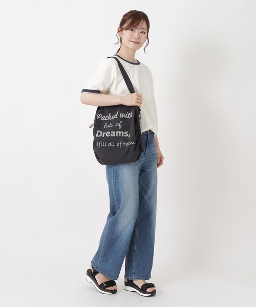 one'sterrace(ワンズテラス)の「JOUET ジョエット ギャザー仕切りトート(トートバッグ・レディース・グレー系その他7/アイボリー系8/ブルー系その他7・99)」の19枚目の写真