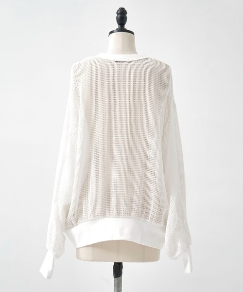 TAAKK（ターク）の「【TAAKK/ターク】Pullover/プルオーバー/ウォッシャブル（Tシャツ/カットソー・レディース・ブラック/ホワイト・1）」の12枚目の写真