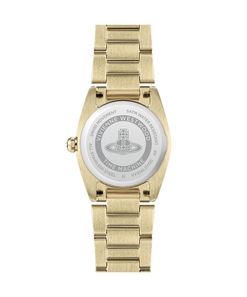 Vivienne Westwood(ヴィヴィアンウエストウッド)の「「Vivienne Westwood/ヴィヴィアン・ウエストウッド」タヴィストック - レディース シャンパン サンレイ ダイヤル & ゴールド ブレスレット(アナログ腕時計・レディース・ゴールド・28mm)」の5枚目の写真