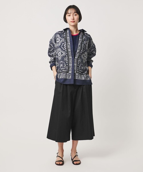 UNITED ARROWS(ユナイテッドアローズ)の「ギャバ クロップド パンツ(その他パンツ・レディース・オフホワイト/ダークブラウン/ブラック・36/38)」の21枚目の写真