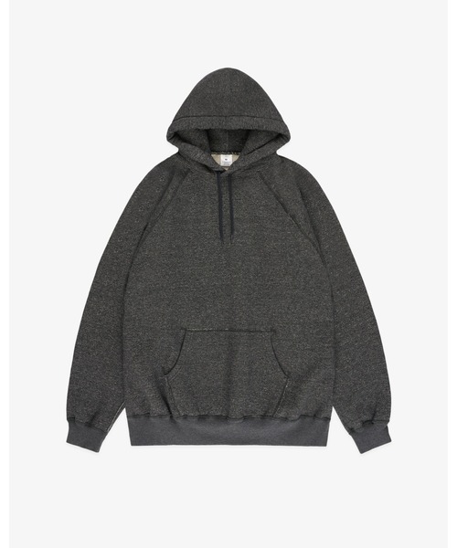 FRONT 11201(フロントワンワントゥーオーワン)の「Black Hoodie Sweatshirt/ Made in Japan(パーカー・メンズ・ブラック・S/L/M)」の1枚目の写真