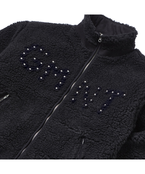 GARMENTS FAB(ガーメンツファブ)の「Flower Crochet Sherpa Jacket (BLACK)(その他アウター・レディース・その他・M/LARGE)」の4枚目の写真