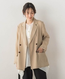 Droite lautreamont（ドロワットロートレアモン）の「シアー麻調合繊ジャケット（テーラードジャケット）」