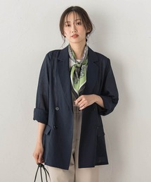 Droite lautreamont（ドロワットロートレアモン）の「シアー麻調合繊ジャケット（テーラードジャケット）」