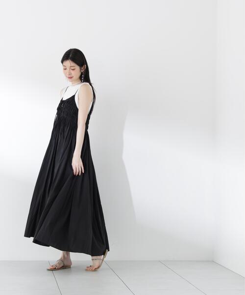 PROPORTION BODY DRESSING（プロポーションボディドレッシング）の「【中川紅葉さん着用】部分シアーノースリーブニット / 1216270501【WEB限定カラーあり】（ニット/セーター・レディース・ブラック/グリーン/レッド/ホワイト系その他・FREE）」の15枚目の写真