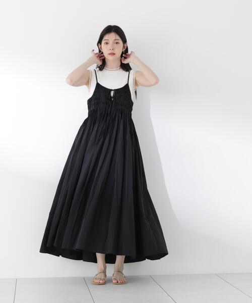 PROPORTION BODY DRESSING（プロポーションボディドレッシング）の「【中川紅葉さん着用】部分シアーノースリーブニット / 1216270501【WEB限定カラーあり】（ニット/セーター・レディース・ブラック/グリーン/レッド/ホワイト系その他・FREE）」の16枚目の写真