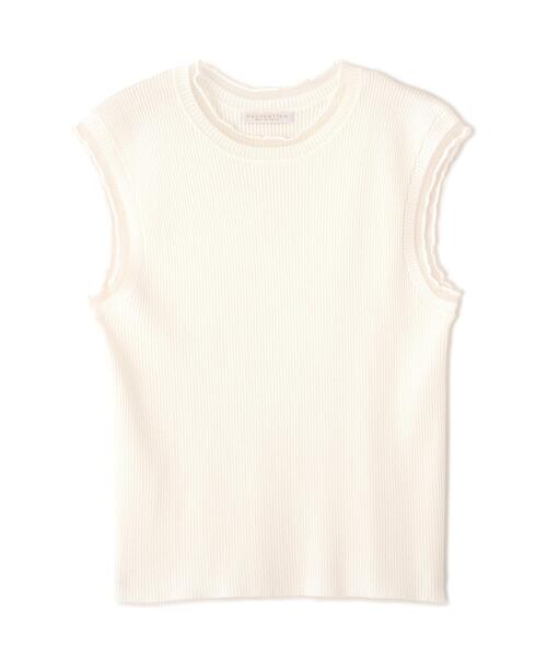 PROPORTION BODY DRESSING（プロポーションボディドレッシング）の「【中川紅葉さん着用】部分シアーノースリーブニット / 1216270501【WEB限定カラーあり】（ニット/セーター・レディース・ブラック/グリーン/レッド/ホワイト系その他・FREE）」の20枚目の写真