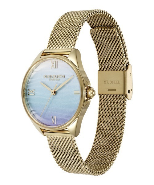 OLIVIA BURTON(オリビアバートン)の「「OLIVIA BURTON/オリビアバートン」シグネチャー - 30mm アジュール ゴールド メッシュ(アナログ腕時計・レディース・イエローゴールド・30mm)」の16枚目の写真