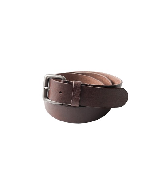Subciety(サブサエティ)の「Italian leather belt(ベルト・メンズ・ブラウン/ブラック・FREE)」の2枚目の写真