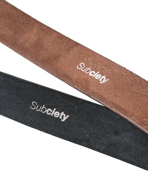 Subciety(サブサエティ)の「Italian leather belt(ベルト・メンズ・ブラウン/ブラック・FREE)」の7枚目の写真
