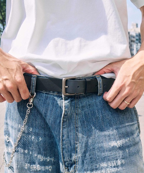 Subciety(サブサエティ)の「Italian leather belt(ベルト・メンズ・ブラウン/ブラック・FREE)」の8枚目の写真