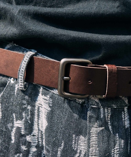 Subciety(サブサエティ)の「Italian leather belt(ベルト・メンズ・ブラウン/ブラック・FREE)」の12枚目の写真