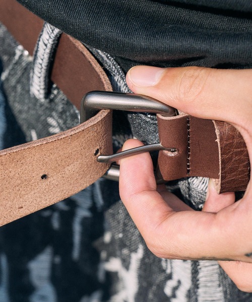 Subciety(サブサエティ)の「Italian leather belt(ベルト・メンズ・ブラウン/ブラック・FREE)」の15枚目の写真