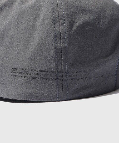 ADAM ET ROPE'（アダムエロペ）の「ストレッチ ナイロン キャップ / UVケア（キャップ・メンズ・チャコールグレー/ブラック・FREE）」の5枚目の写真