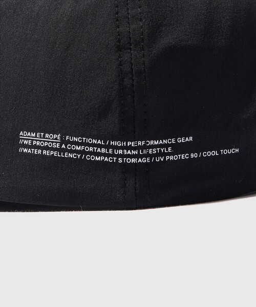 ADAM ET ROPE'（アダムエロペ）の「ストレッチ ナイロン キャップ / UVケア（キャップ・メンズ・チャコールグレー/ブラック・FREE）」の6枚目の写真