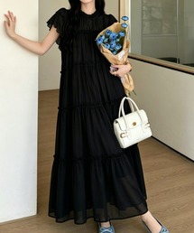 フリルワンピース