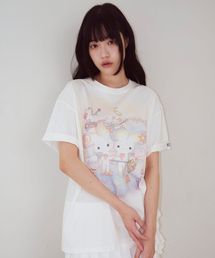 Oafish x Plasticpeco Roll Up T-shirts, White