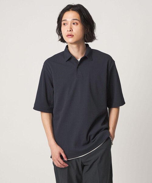 A DAY IN THE LIFE UNITED ARROWS(アデイインザライフユナイテッドアローズ)の「ドライ ドビー リラックス ポロシャツ-吸水速乾-<A DAY IN THE LIFE>(Tシャツ/カットソー・メンズ・ライトグレー/ブラック/ネイビー・L/M)」の10枚目の写真