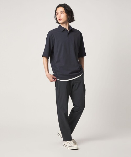 A DAY IN THE LIFE UNITED ARROWS(アデイインザライフユナイテッドアローズ)の「ドライ ドビー リラックス ポロシャツ-吸水速乾-<A DAY IN THE LIFE>(Tシャツ/カットソー・メンズ・ライトグレー/ブラック/ネイビー・L/M)」の11枚目の写真
