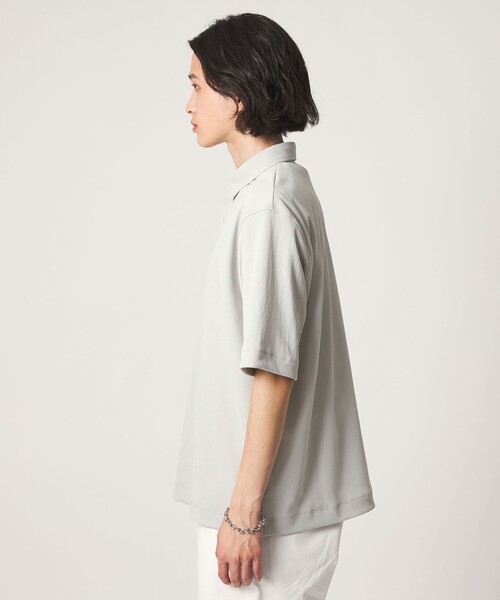 A DAY IN THE LIFE UNITED ARROWS(アデイインザライフユナイテッドアローズ)の「ドライ ドビー リラックス ポロシャツ-吸水速乾-<A DAY IN THE LIFE>(Tシャツ/カットソー・メンズ・ライトグレー/ブラック/ネイビー・L/M)」の14枚目の写真