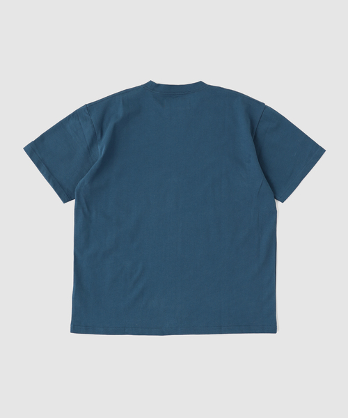 UNIVERSAL OVERALL(ユニバーサルオーバーオール)の「UNIVERSAL OVERALL 別注 シルケット LOGO T-SH(Tシャツ/カットソー・メンズ・ブラック/ネイビー/ホワイト・LARGE/MEDIUM/SMALL)」の15枚目の写真