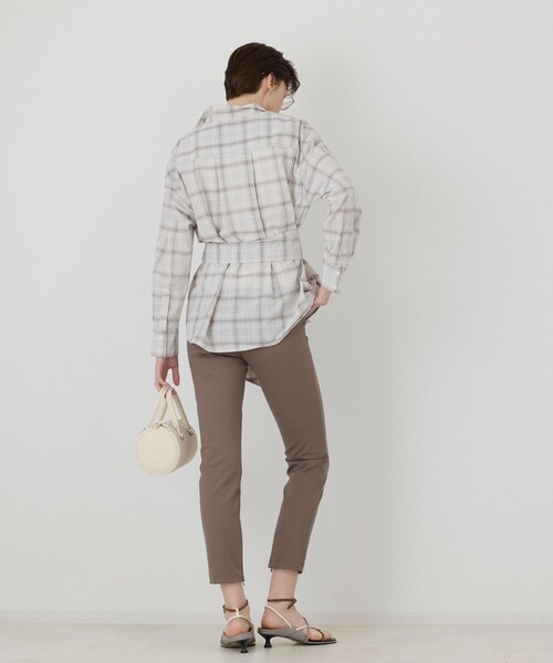 Diagram(ダイアグラム)の「ポンチスリムパンツ(その他パンツ・レディース・ブラック/カーキ・36/38)」の6枚目の写真
