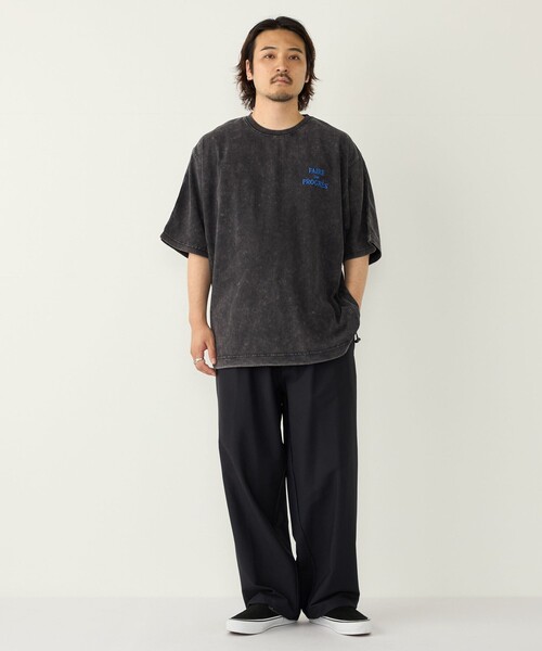 SHIPS Colors(シップス カラーズ)の「SHIPS Colors:ドルマンスリーブ ビッグ Tシャツ(Tシャツ/カットソー・メンズ・ブラック/その他/ライトホワイト・MEDIUM/X-LARGE/LARGE)」の22枚目の写真