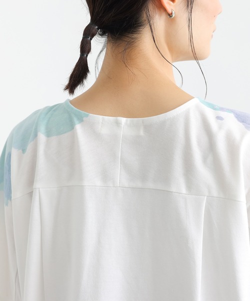 n'OrLABEL(ノアールレーベル)の「水彩プリントカットソー(Tシャツ/カットソー・レディース・ピンク/ブルー・FREE)」の20枚目の写真