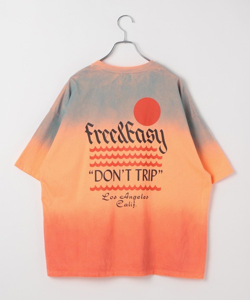 Free&Easy(フリーアンドイージー)の「【Free&Easy(フリーアンドイージー)】別注プリントTシャツ/M(ユニセックス)(Tシャツ/カットソー・メンズ・ネイビー/オフホワイト・MEDIUM/LARGE)」の16枚目の写真