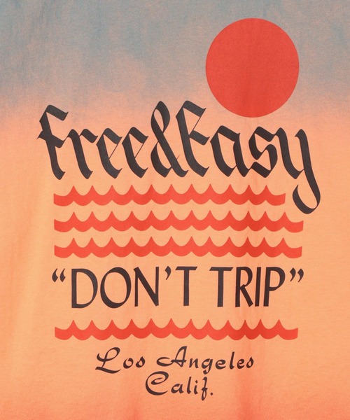 Free&Easy(フリーアンドイージー)の「【Free&Easy(フリーアンドイージー)】別注プリントTシャツ/M(ユニセックス)(Tシャツ/カットソー・メンズ・ネイビー/オフホワイト・MEDIUM/LARGE)」の18枚目の写真