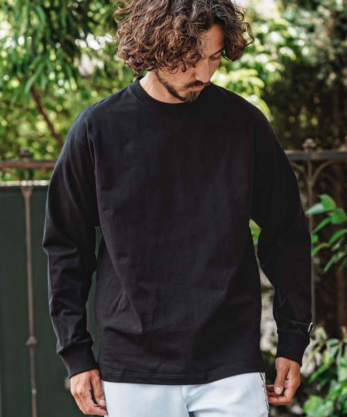 felkod（フィルコッド）の「mlt5732- F Chenille Patch US Cotton Long Sleeve Tee ロングスリーブTシャツ(F26A290)（Tシャツ/カットソー・メンズ・ブラック/ホワイト/ネイビー・M/L/XL/S）」の2枚目の写真