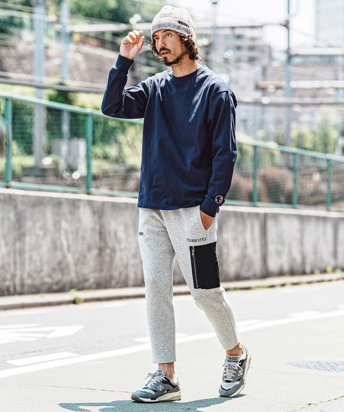 felkod（フィルコッド）の「mlt5732- F Chenille Patch US Cotton Long Sleeve Tee ロングスリーブTシャツ(F26A290)（Tシャツ/カットソー・メンズ・ブラック/ホワイト/ネイビー・M/L/XL/S）」の7枚目の写真