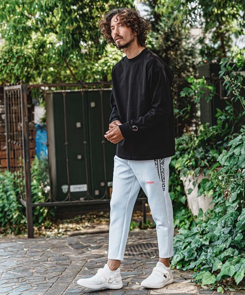 felkod（フィルコッド）の「mlt5732- F Chenille Patch US Cotton Long Sleeve Tee ロングスリーブTシャツ(F26A290)（Tシャツ/カットソー・メンズ・ブラック/ホワイト/ネイビー・M/L/XL/S）」の10枚目の写真