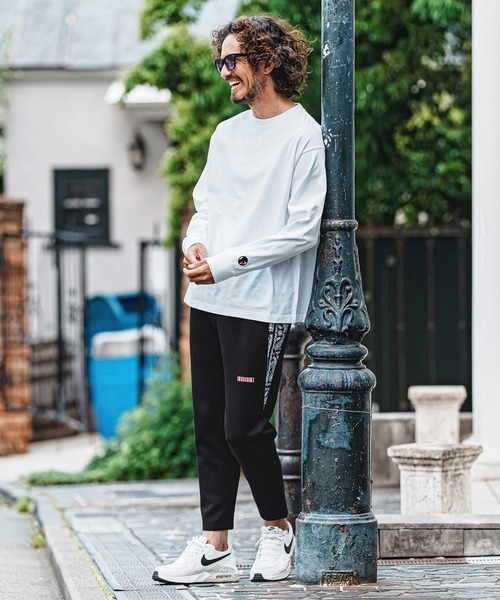 felkod（フィルコッド）の「mlt5732- F Chenille Patch US Cotton Long Sleeve Tee ロングスリーブTシャツ(F26A290)（Tシャツ/カットソー・メンズ・ブラック/ホワイト/ネイビー・M/L/XL/S）」の15枚目の写真