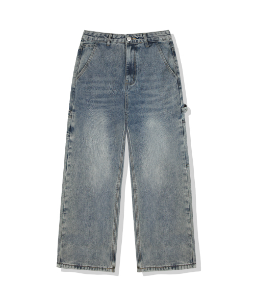 BASIC LABEL（ベーシックラベル）の「Loop Carpenter Balloon Wide Washing Denim Pants 4 Color [BLBD_5028]（デニムパンツ・レディース・ブラック/ライトブルー/ブルー/ダークブルー・X-SMALL/SMALL/MEDIUM/LARGE/X-LARGE/2XL）」の6枚目の写真
