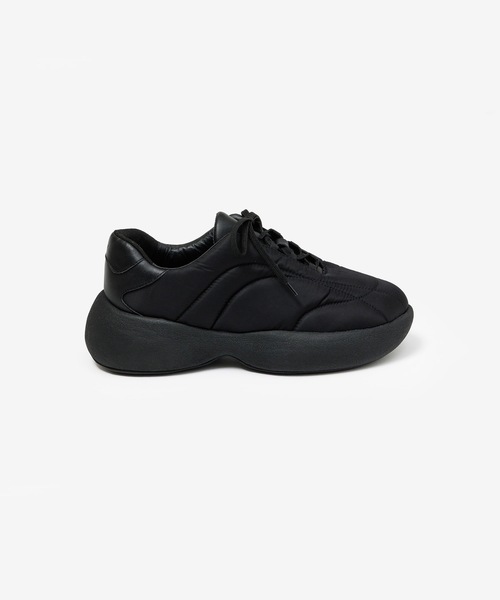 VEIN (ヴェイン)の「ナイロンツイルパファー クリートトレーナー / NY TWILL PUFFER CLEAT TRAINER(スニーカー・メンズ・ブラック・43/42/41)」の7枚目の写真