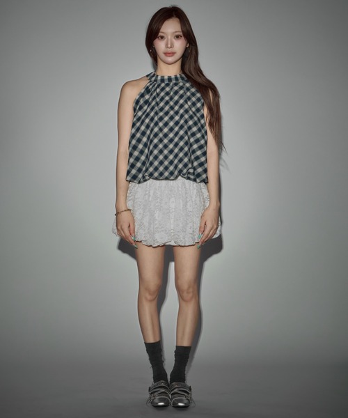 CeLess(セレス)の「All-lace Shorts / 総レースショートパンツ(スウェットパンツ・レディース・ブラック/ホワイト・FREE)」の7枚目の写真
