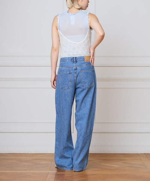 IENA LA BOUCLE（イエナラブークル）の「IENA LA BOUCLE ダイヤlaceキャミソール（キャミソール・レディース・ホワイト/ブラック・FREE）」の18枚目の写真