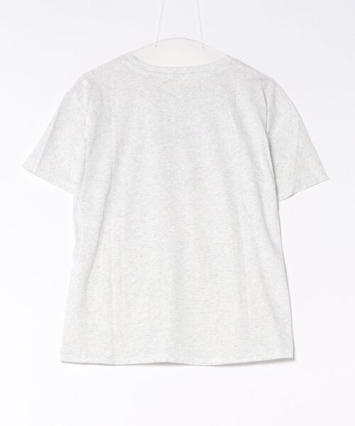 gossara(ゴサラ)の「【デイリー使いにぴったり】フロントロゴプリントT(Tシャツ/カットソー・レディース・ホワイト/ネイビー/オートミール・FREE)」の4枚目の写真