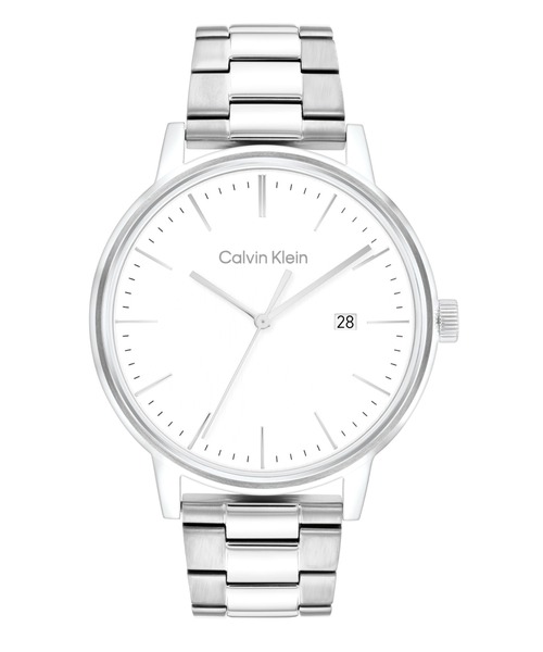 Calvin Klein(カルバン・クライン)の「【Calvin Klein】 カルバンクライン LINKED 43 メンズ ウォッチ(アナログ腕時計・メンズ・シルバー系その他/シルバー・FREE)」の1枚目の写真
