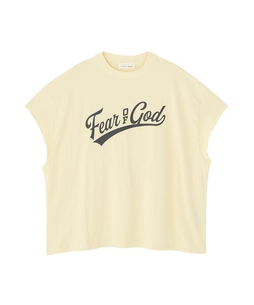 FOG ESSENTIALS(エフオージーエッセンシャルズ)の「Fear of God ESSENTIALS/FOG エッセンシャルズ/CUT OFF 90'S SHIRT(Tシャツ/カットソー・メンズ・チャコールグレー/ブルー・L/XL/M)」の1枚目の写真
