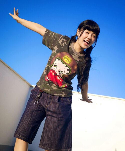LAUGHER（ラファー）の「[ベティブープ] ボクサーTシャツ - カモ（Tシャツ/カットソー・レディース・その他・SMALL/MEDIUM/LARGE/X-LARGE）」の13枚目の写真