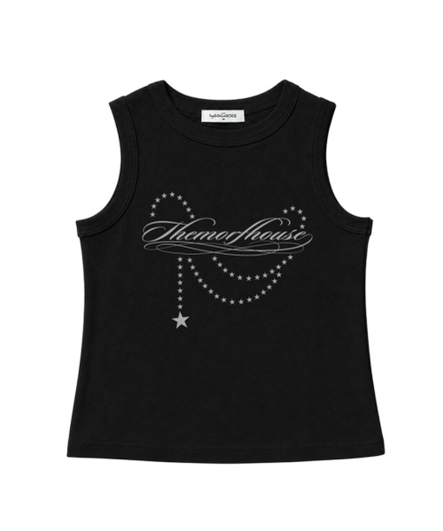 THEMORFHOUSE(ザモーフハウス)の「スターチェーンレタリングベーシックスリーブレスライトピンク(Tシャツ/カットソー・レディース・その他・MEDIUM)」の5枚目の写真