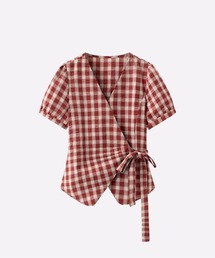 Gingham Cross Design Shirt