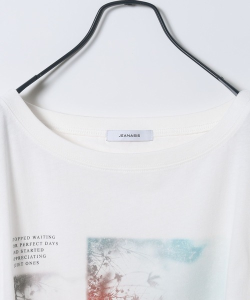 JEANASIS(ジーナシス)の「ArtフォトコラージュボートネックプリントTEE/1055890(Tシャツ/カットソー・レディース・ホワイト/ブラック/チャコール・LARGE/SMALL)」の18枚目の写真