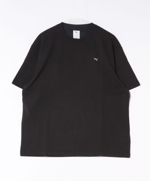 PUMA(プーマ)の「PUMA ウェア プーマウェア M GRAPHIC FOOTBALL TEE TEES 637885 01BK(Tシャツ/カットソー・メンズ・ブラック・SMALL/MEDIUM/LARGE/X-LARGE)」の1枚目の写真