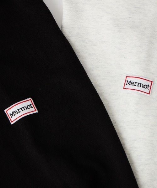MARMOT（マーモット）の「【WEB先行予約】[Marmot/マーモット] 別注 ワンポイントロゴ刺繍 ポケットスウェット（スウェット・レディース・アッシュグレー/ブラック・M/S/XL/L）」の4枚目の写真