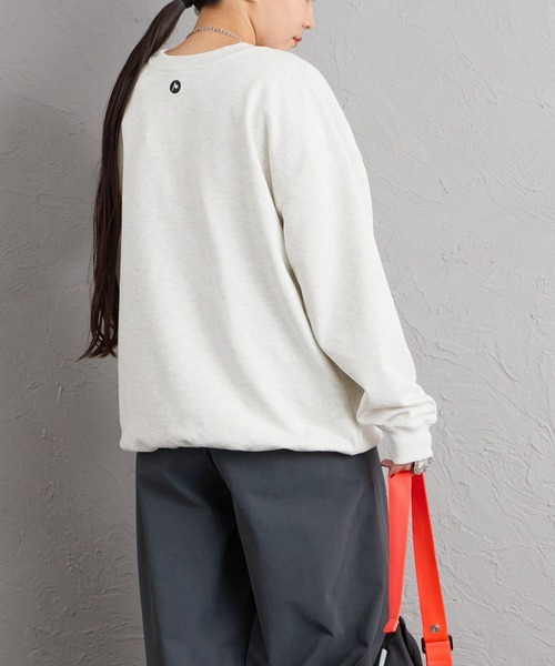 MARMOT（マーモット）の「【WEB先行予約】[Marmot/マーモット] 別注 ワンポイントロゴ刺繍 ポケットスウェット（スウェット・レディース・アッシュグレー/ブラック・M/S/XL/L）」の13枚目の写真