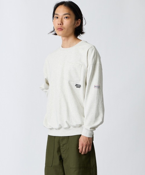 MARMOT（マーモット）の「【WEB先行予約】[Marmot/マーモット] 別注 ワンポイントロゴ刺繍 ポケットスウェット（スウェット・レディース・アッシュグレー/ブラック・M/S/XL/L）」の20枚目の写真
