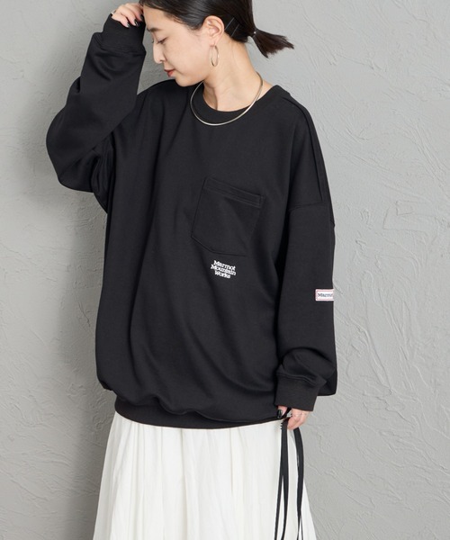 聯名款刺繡Logo口袋衛衣